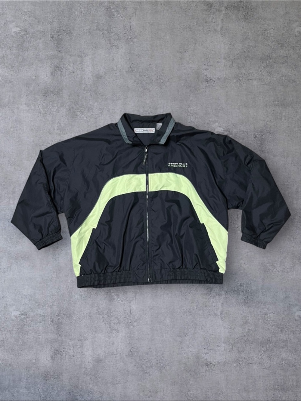Black & Green Lightweight Jacket